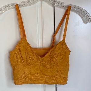 Orange free people bralette